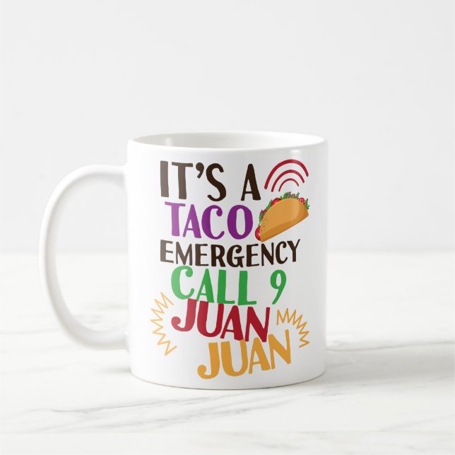 Tasse de café drôle de Cinco De Mayo de secours de (Gauche)