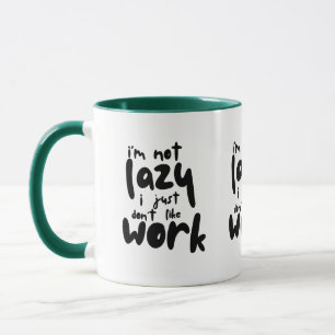 Tasse de café drôle de citation sarcastique de bur