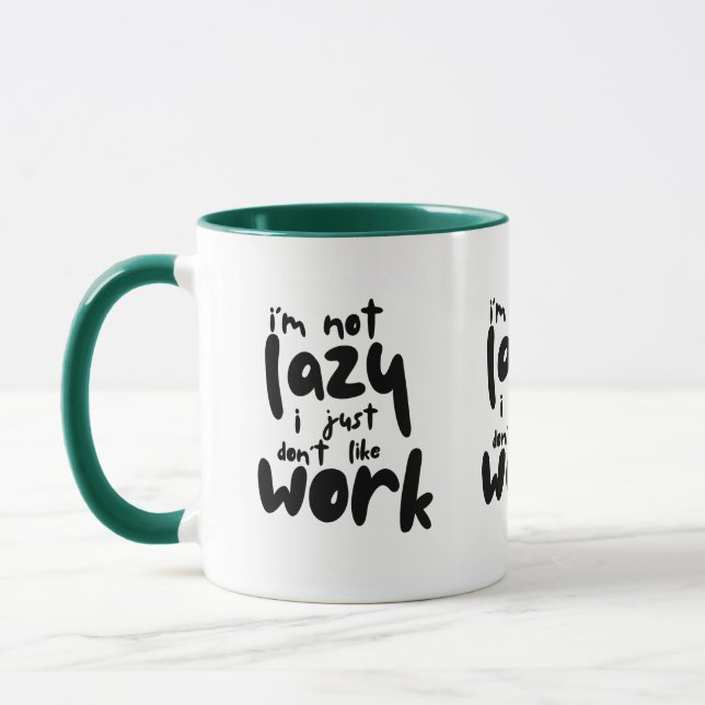 Tasse de café drôle de citation sarcastique de bur (Gauche)