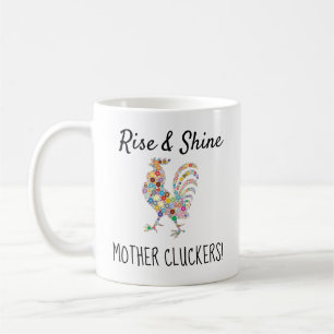 Tasse de café drôle de Cluckers de mère de haus