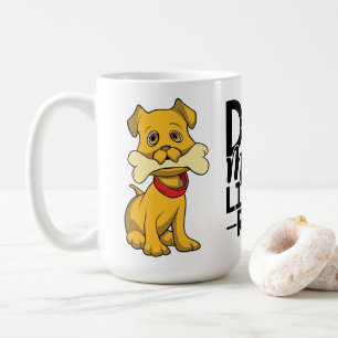 Tasse de café drôle de maman de chiot de chien de