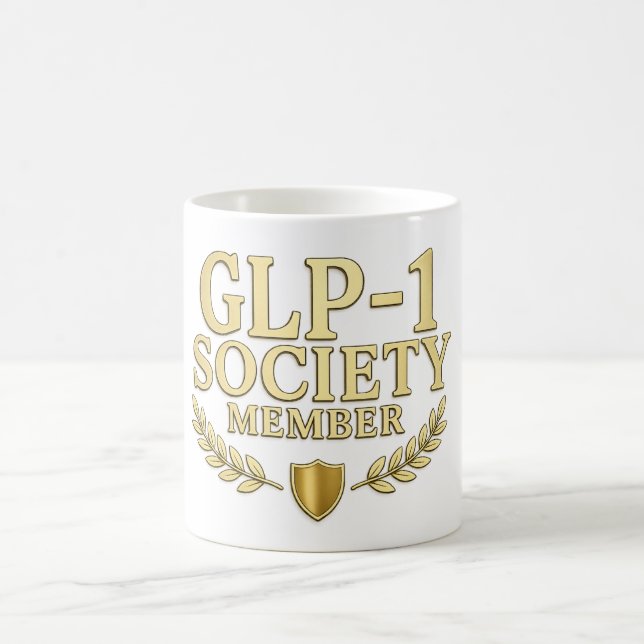 Tasse de café drôle de membre de la société GLP-1  (Centre)