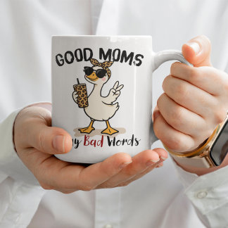 Tasse de café drôle de mère oie Les bonnes mamans