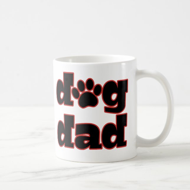 Tasse de café drôle de papa de chien (Droite)