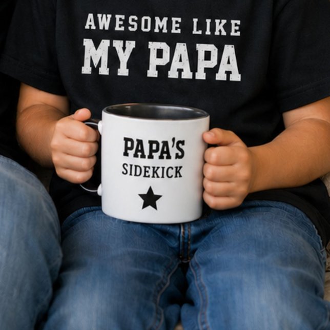 Tasse de café drôle de petit-enfant Complice de Pa (Créateur téléchargé)