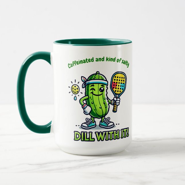 Tasse de café drôle de Pickleball - Vaisselle de c (Gauche)