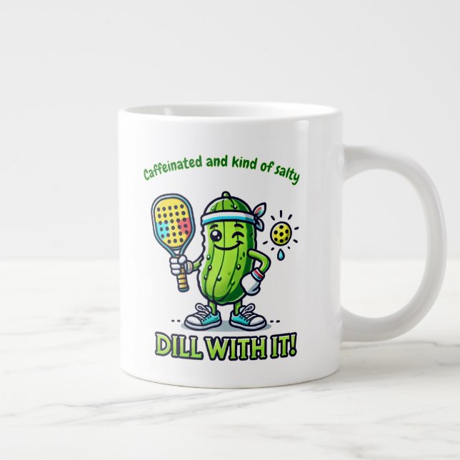 Tasse de café drôle de Pickleball, vaisselle de cu (Droite)