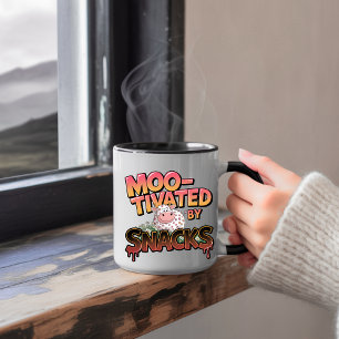 Tasse de café drôle de vache citation animale sarc