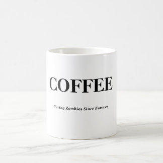 Tasse de café drôle de zombi