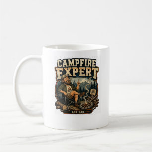 Tasse de café drôle d'expert de feu de camp Cadeau