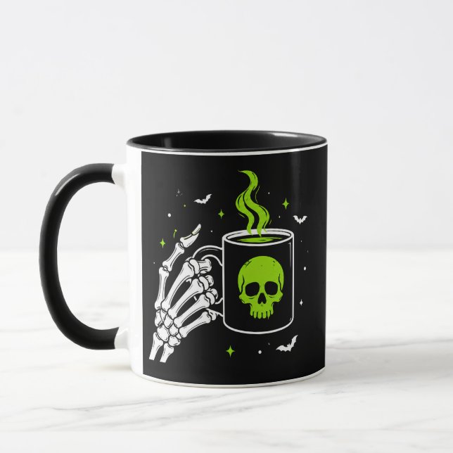 Tasse de café drôle d'Halloween (Gauche)