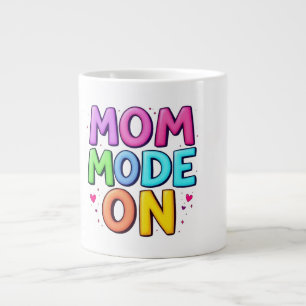 Tasse de café drôle et colorée "Mode Maman Activée