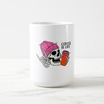 Tasse de café drôle 'Être adulte est dur'