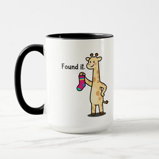 Tasse de café drôle Girafe Pro-Finder (Gauche)