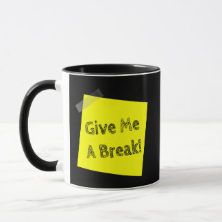 Tasse de café drôle « Laissez-moi tranquille »