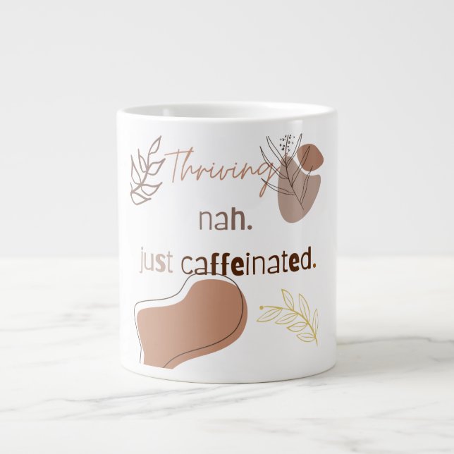 Tasse de café drôle pour âmes fatiguées (Devant)