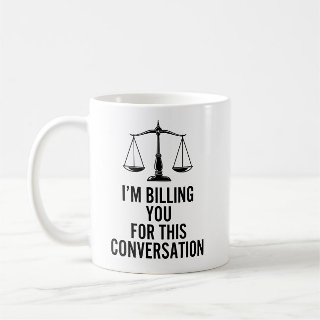 Tasse de café drôle pour avocats pour les professi (Gauche)