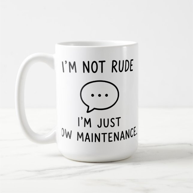 Tasse de café drôle pour l'anxiété sociale pour le (Gauche)