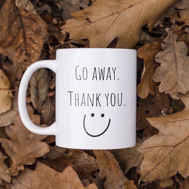 Tasse de café drôle s'en aller (Créateur téléchargé)