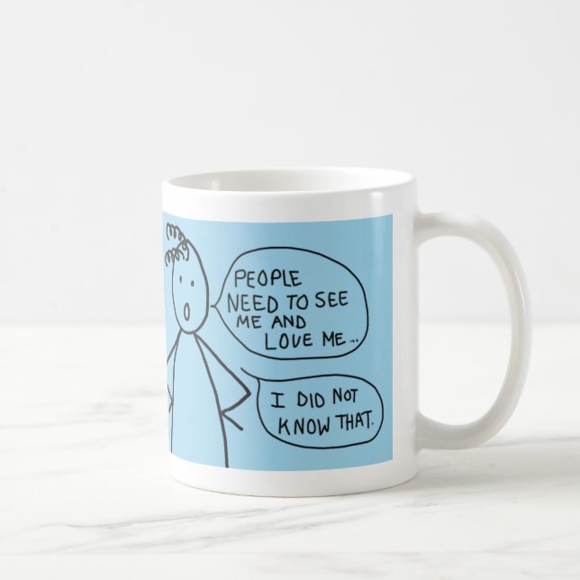 Tasse de café du besoin de personnes (Droite)