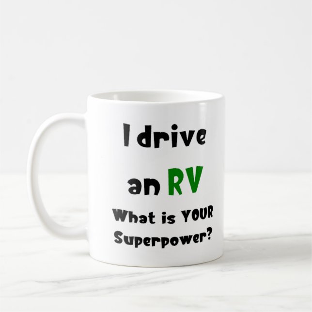 tasse de café du conducteur rv (Gauche)