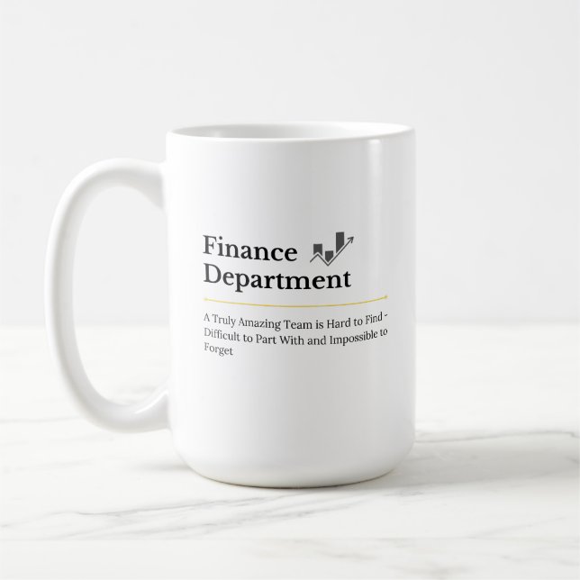 Tasse de café du département financier  (Gauche)