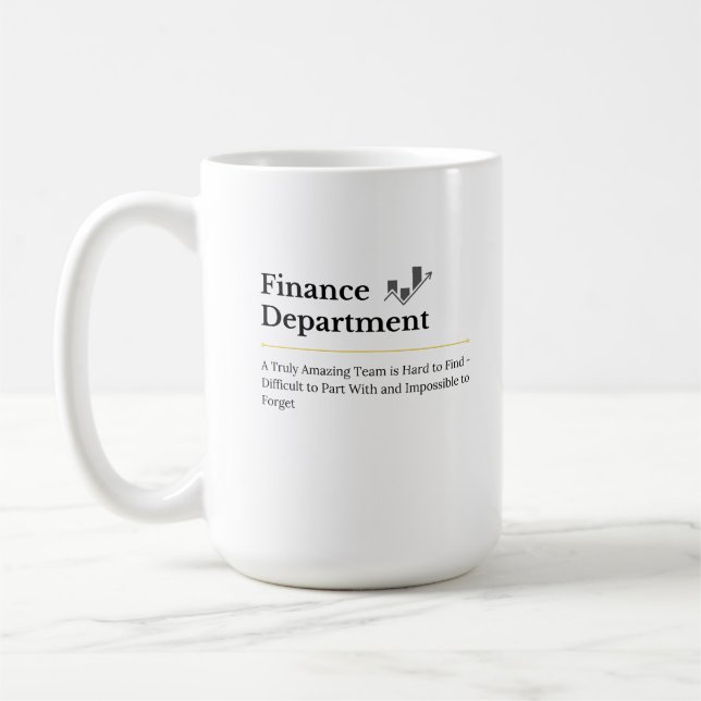 Tasse de café du département financier (Gauche)