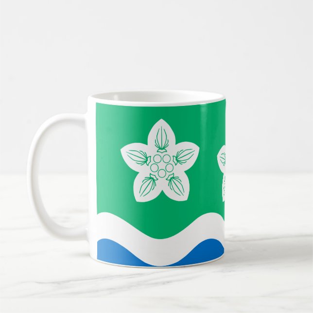 Tasse de café du drapeau de Cumberland (Gauche)