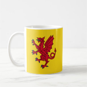 Tasse de café du drapeau du Somerset