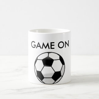 Tasse de café du football