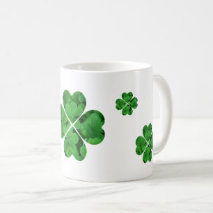 Tasse de café du jour de shamrocks de St Patrick