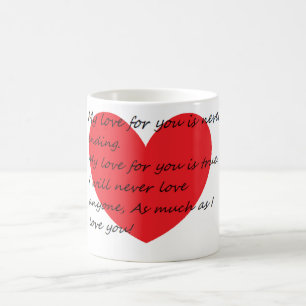 tasse de café du jour de valentine