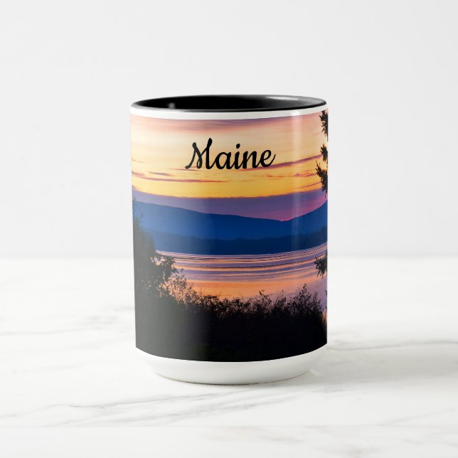 Tasse de café du Maine de lever de soleil (Centre)