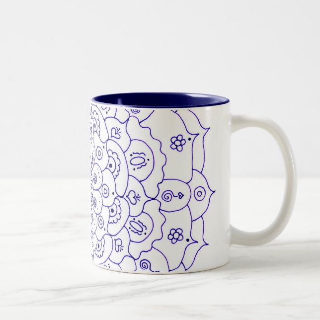 TASSE de café du mandala 7 (Droit)
