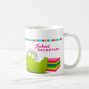 Tasse de café du secrétaire d'école