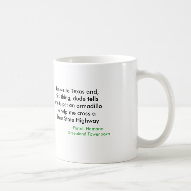 Tasse de café du Texas (Droite)
