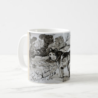 Tasse de café du thé de l'amoureux des chiens,