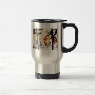 Tasse de café du voyage du monteur de lignes