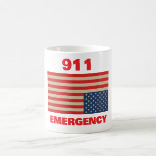 Tasse de café d'urgence 911