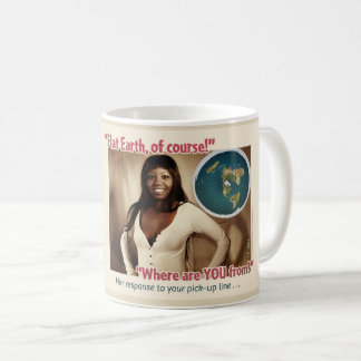 Tasse de café éducative de la terre plate #3