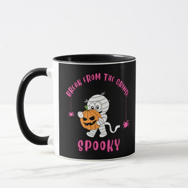 Tasse de café effrayante (Gauche)