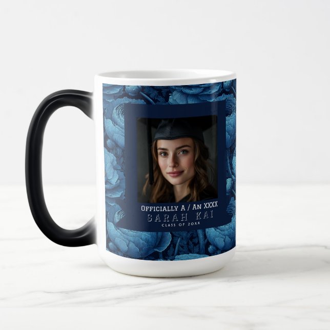 Tasse de café élégante à fleurs de renoncule pour  (Gauche)