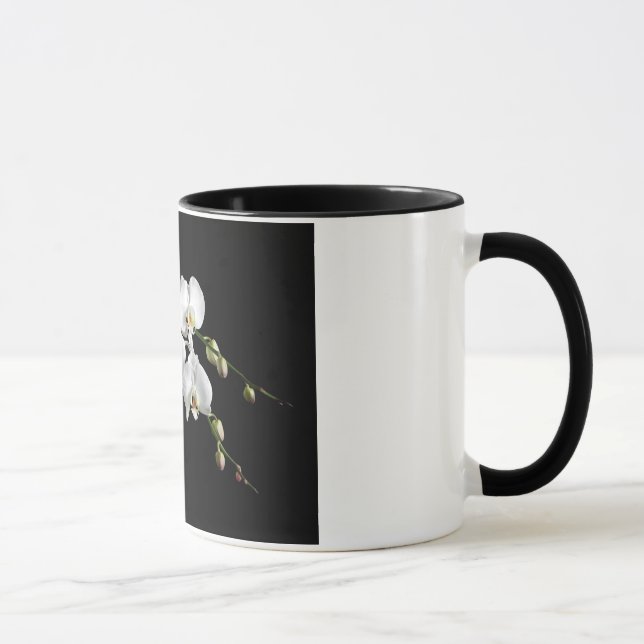 Tasse de café élégante d'orchidée (Droite)