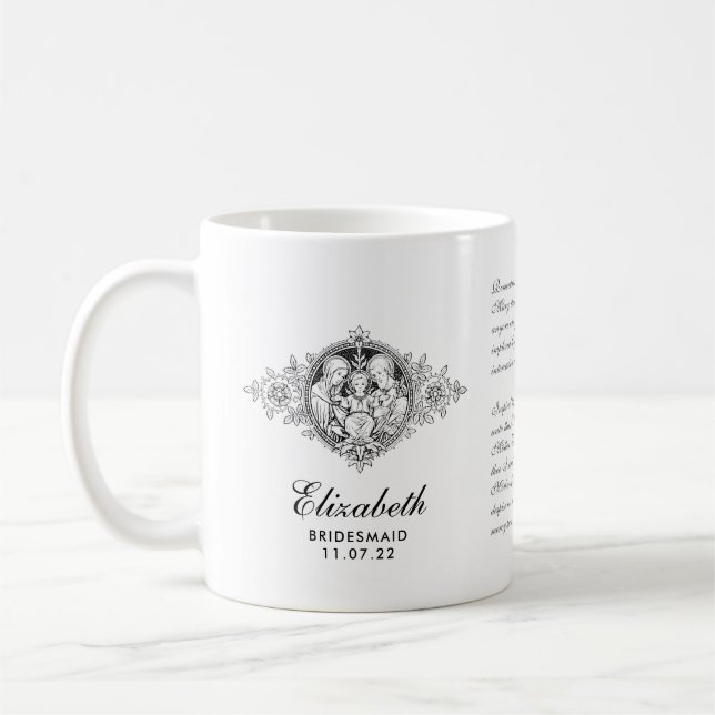 Tasse de café élégante pour demoiselle d'honneur d (Gauche)