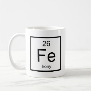 Tasse de café élément d'ironie