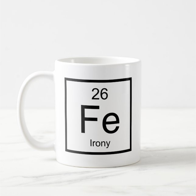 Tasse de café Elément Ironie (Gauche)