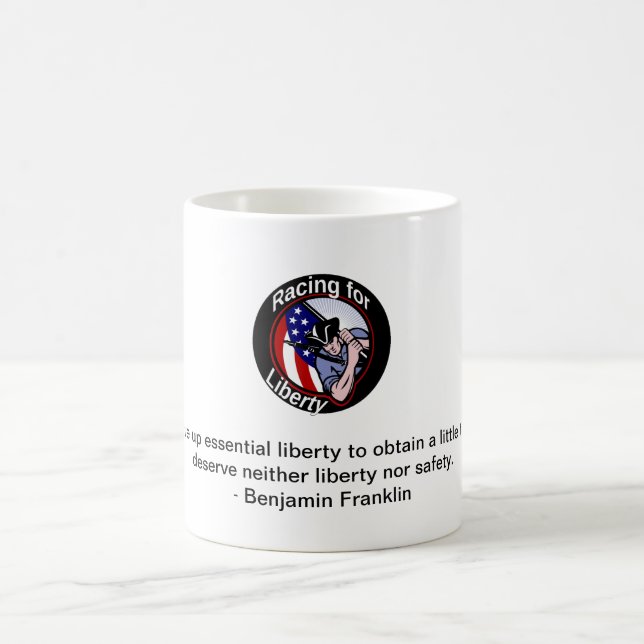 Tasse de café - emballant pour le logo w/Franklin (Centre)