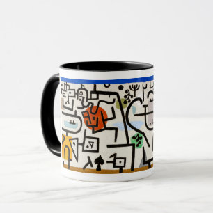 Tasse de café en art abstrait riche de Paul Klee