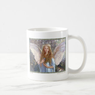 Tasse de café en céramique blanche "du chemin de