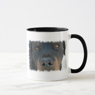 Tasse de café en céramique de rottweiler